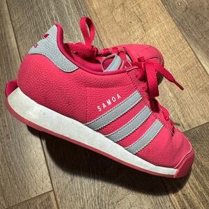 Adidas Pink and White Ortholite Sneakers